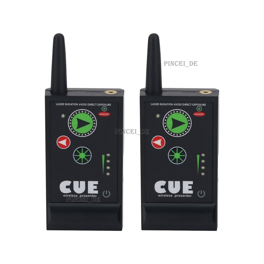 For PPT Presentation Super Cuelight Presenter Remote 1-Receiver & 2-Transmitters