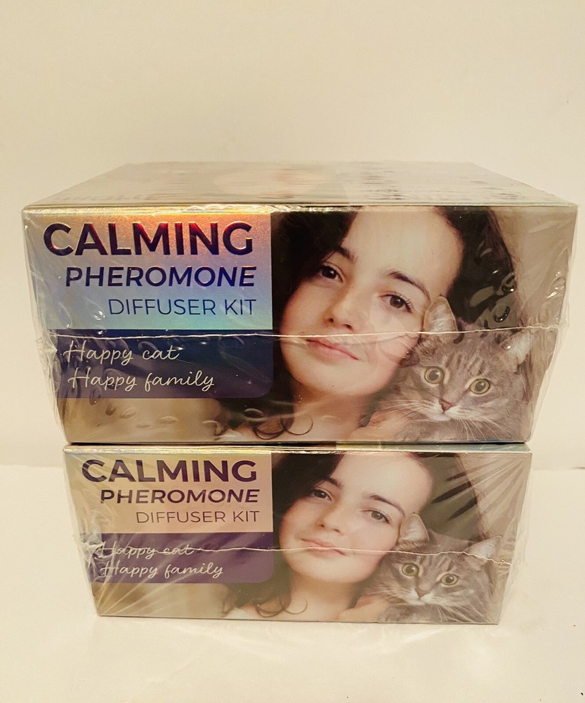 (2) TriOak Cat Calming Diffuser - Feline Anxiety Relief - Pheromone Diffuser 2-1