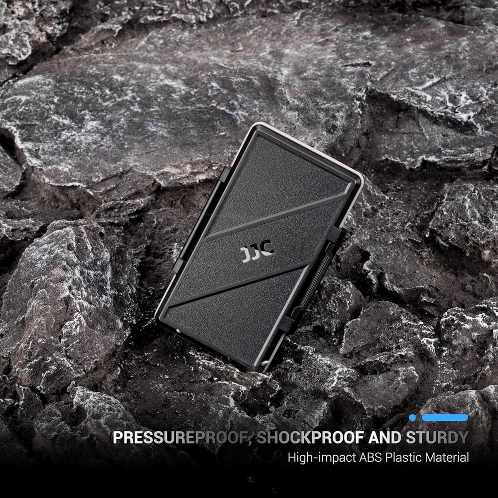 30 Slots Micro SD Card Case with Index Label, Water Resistant & Shockproof Micro