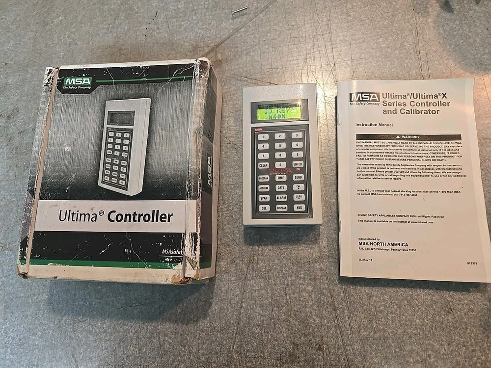 MSA Ultima Controller 809086 w/ Original Instruction Manual and Original Box