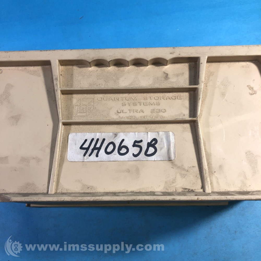 Quantum Storage Systems ULTRA 230  Plastic Stackable Bins Tan USIP