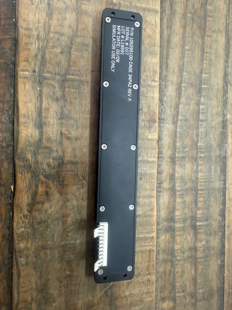 Flight Simulator Cockpit Display Lighting Control Bezel