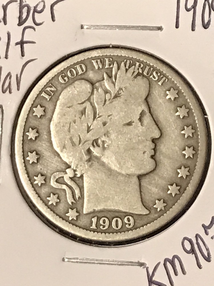 1909-O Barber Half Dollar F