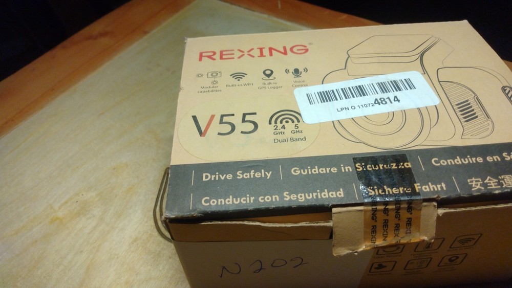Rexing V55 Dash Cam – 4K Modular Capabilities, Wi-Fi, GPS, Voice Control