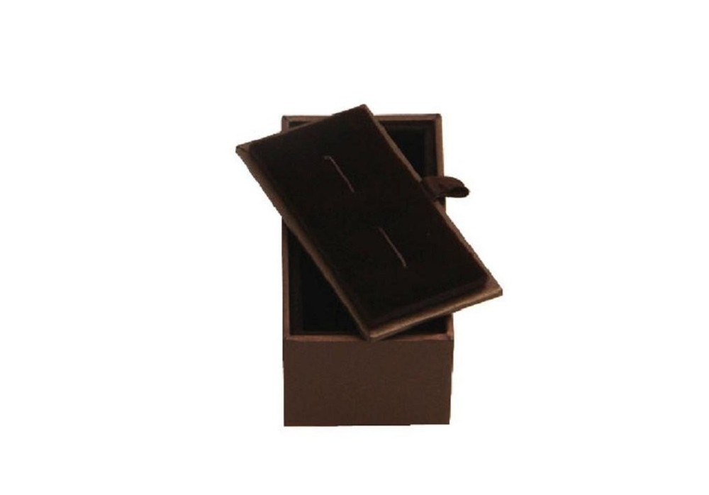 Fleur De Lis Cufflinks Presentation Gift Box Polishing Cloth Classic