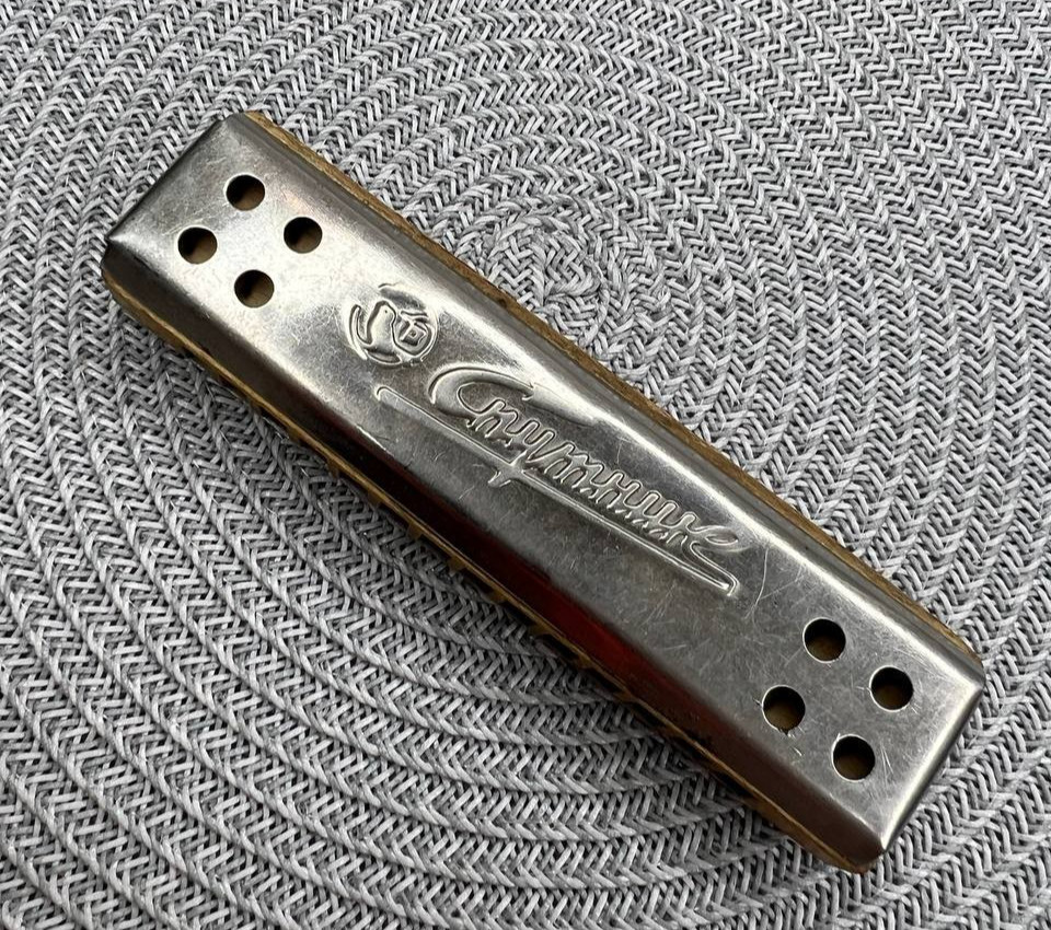 Soviet Harmonica Sputnik Vintage Musical Instrument USSR