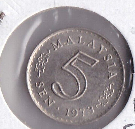 1973 Malaysia 5 Sen