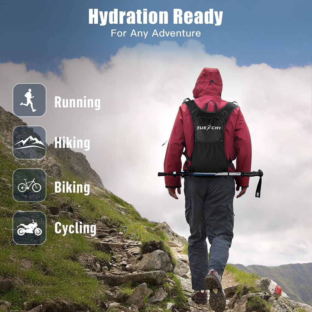 Running Hydration Vest with 2L Soft Flask Breathable Reflective Running Vest