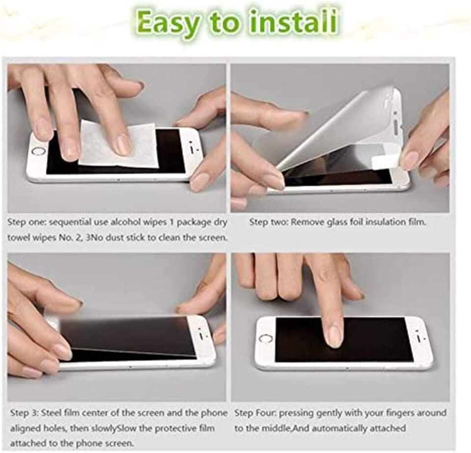 2Pack Tempered Glass Screen Protector for iPhone SE 2022/2020 / iPhone 8