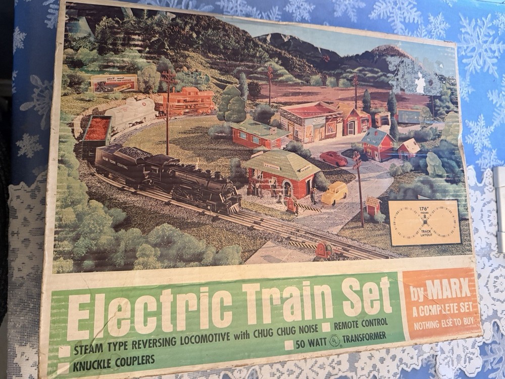 MARX NO. 4665 ELECTRIC TRAIN SET - O SCALE- W/ BOX