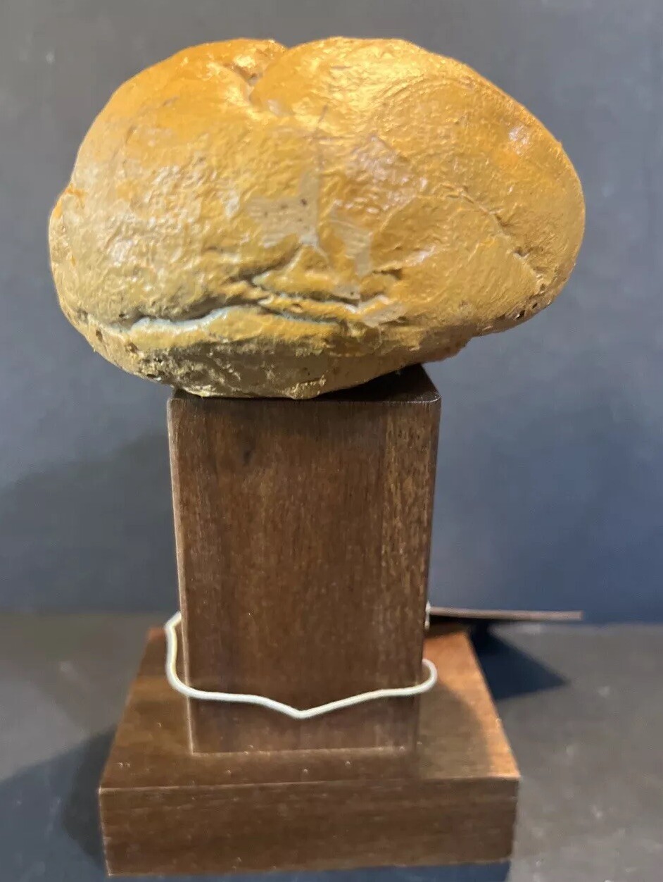 Vintage 80s Novelty Gift “Role Model” Trophy Faux Food Roll by Visual Puns