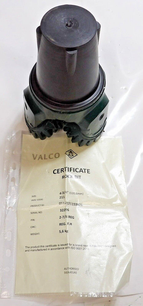 Valco Rock Bit 4 3/4", Model 211, 2 7/8" Pin