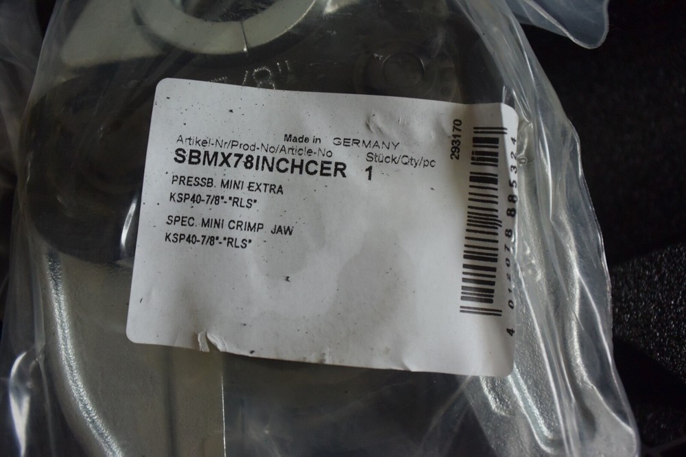 RLS Refrigerant Press Jaws 8 Jaws NEVER USED