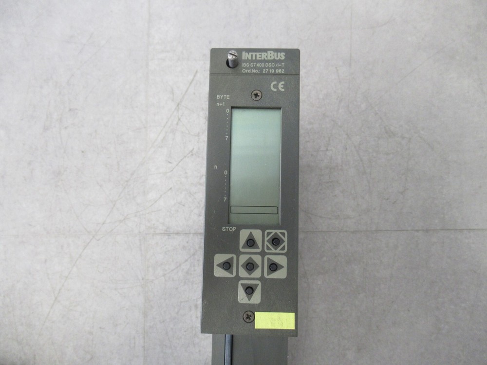 Interbus IBS S7 400 DSC/I-T Connection Module 2719962 + Memory Card