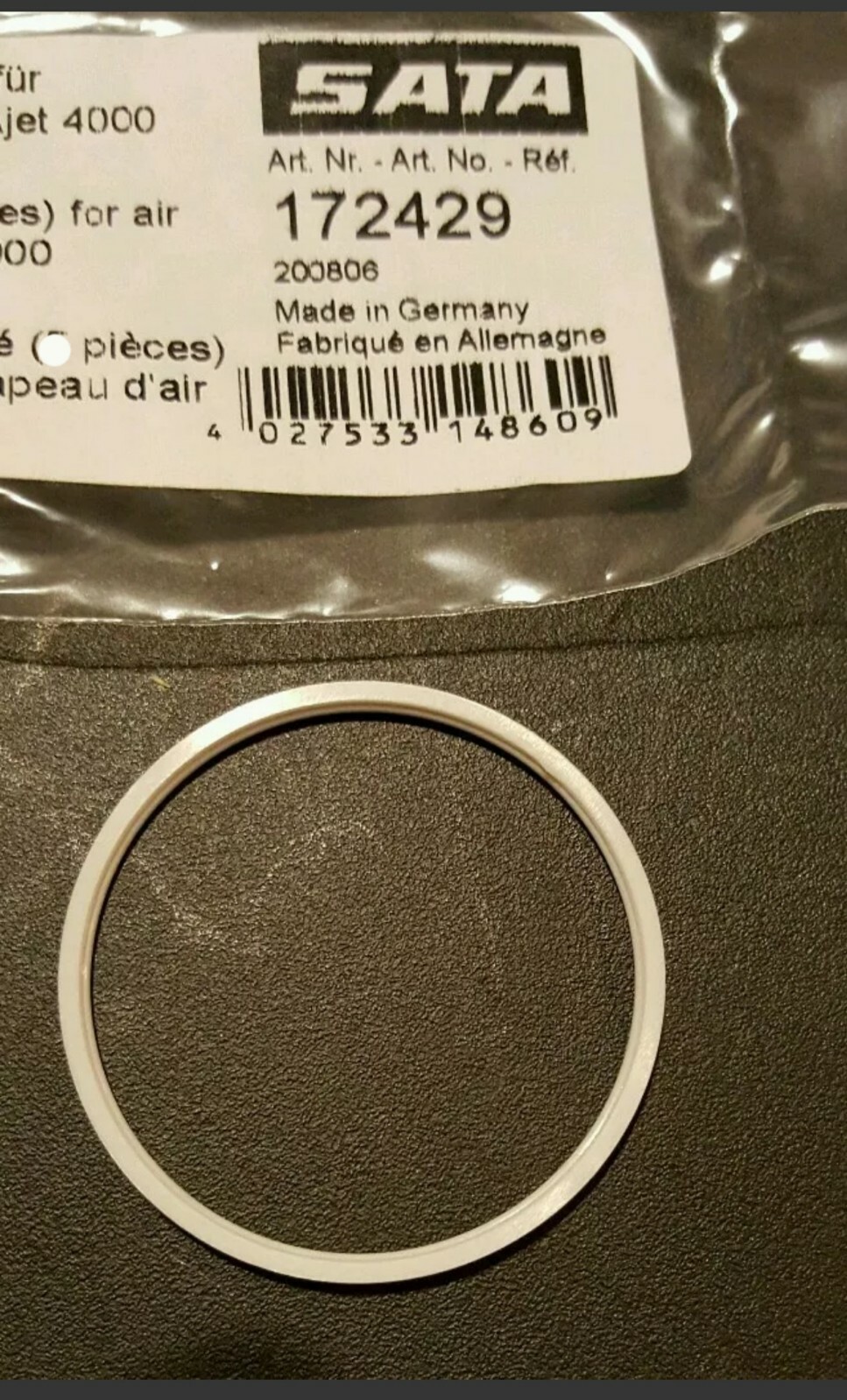 SATA Jet 4000 B Air Cap Seal Ring (172429) OEM!!