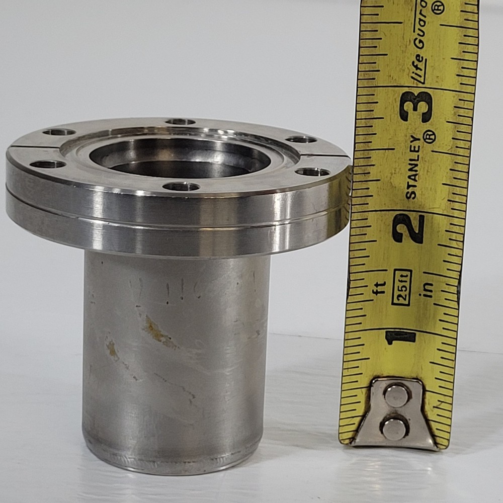 KNIFE EDGE DING NorCal 2.75" CF DN35CF Half Nipple Conflat Vacuum Sample Storage