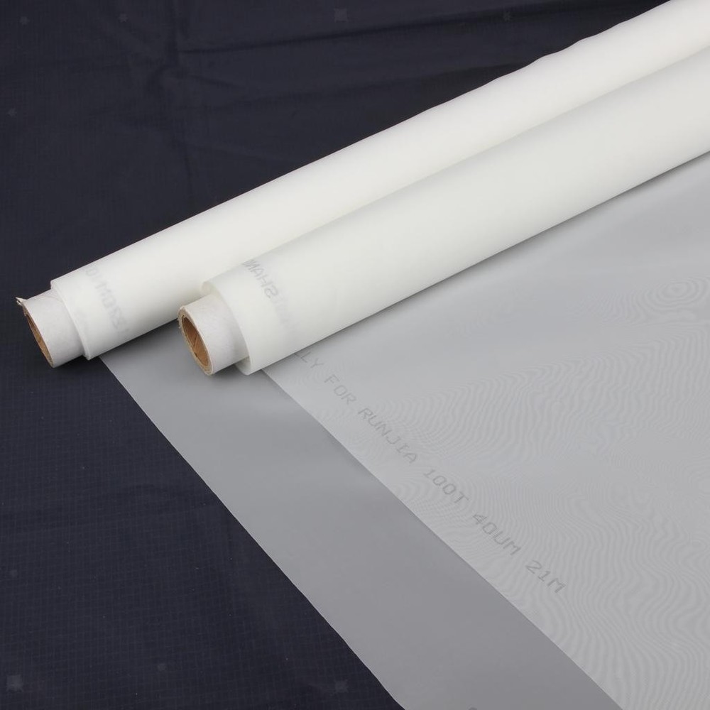 White Screen Printed Mesh, 200M Mesh Count, 100cm X 145cm
