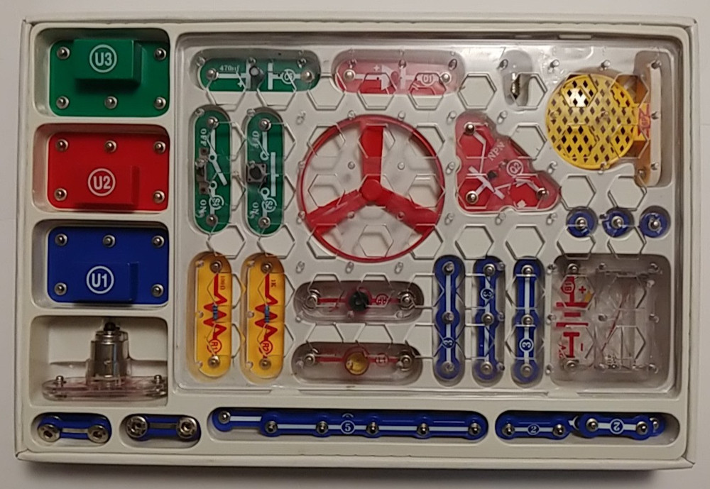 Electronics Lab 101 Snap Kit (Learning Snap-Kit 28-286, Radioshack, Complete)