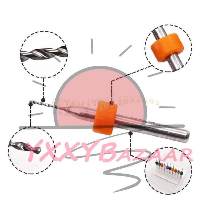 10Pcs 0.3-1.2mm PCB Print Circuit Board Carbide Micro Twist Drill Bits Set Tools