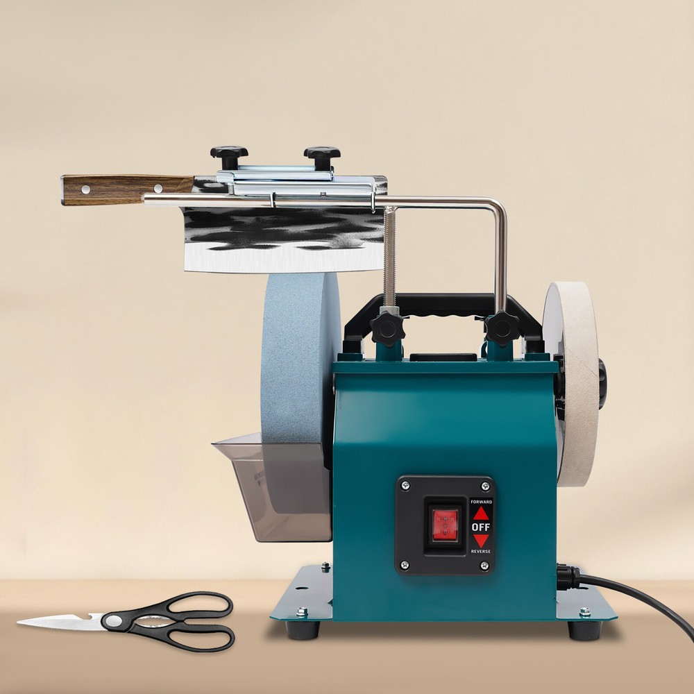 Electric Knife Sharpener Water-cooled Grinding Device &10" Sharpening Stone