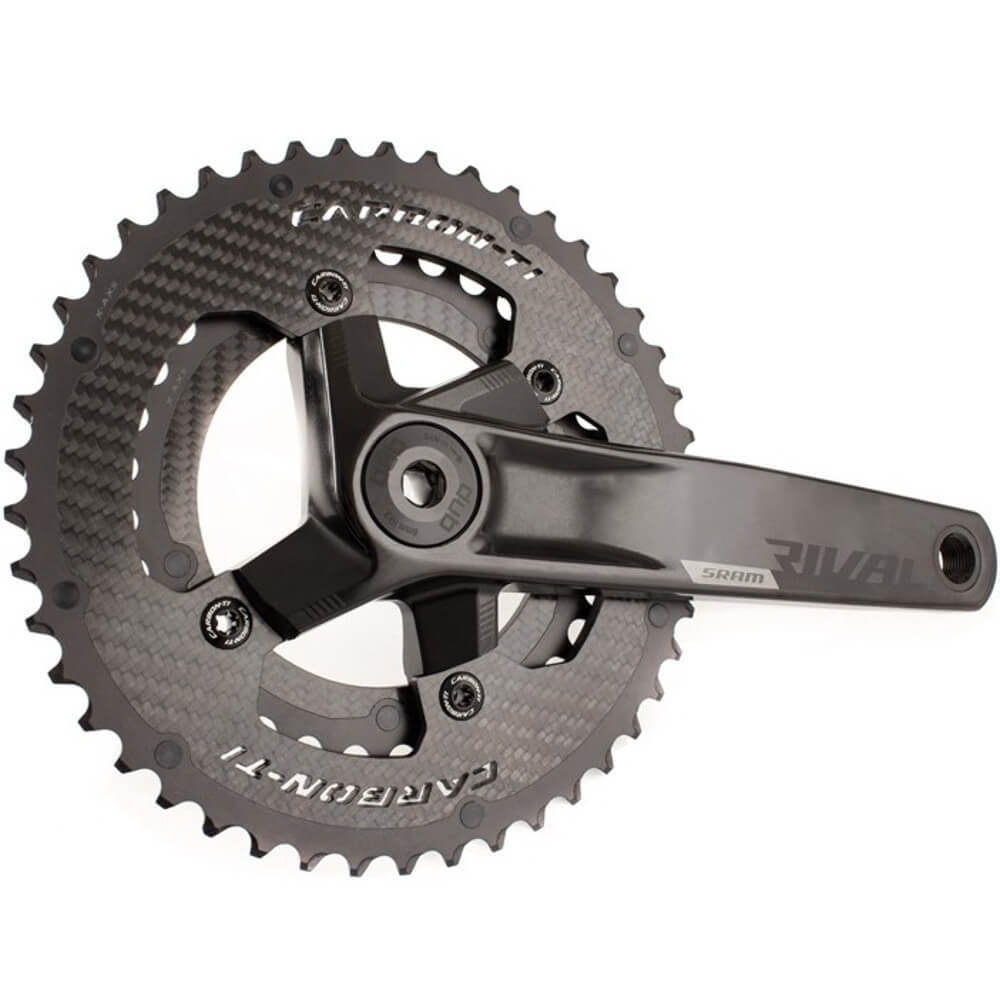 Carbon-Ti X-CarboRing X-AXS 2x 107 BCD Chainrings