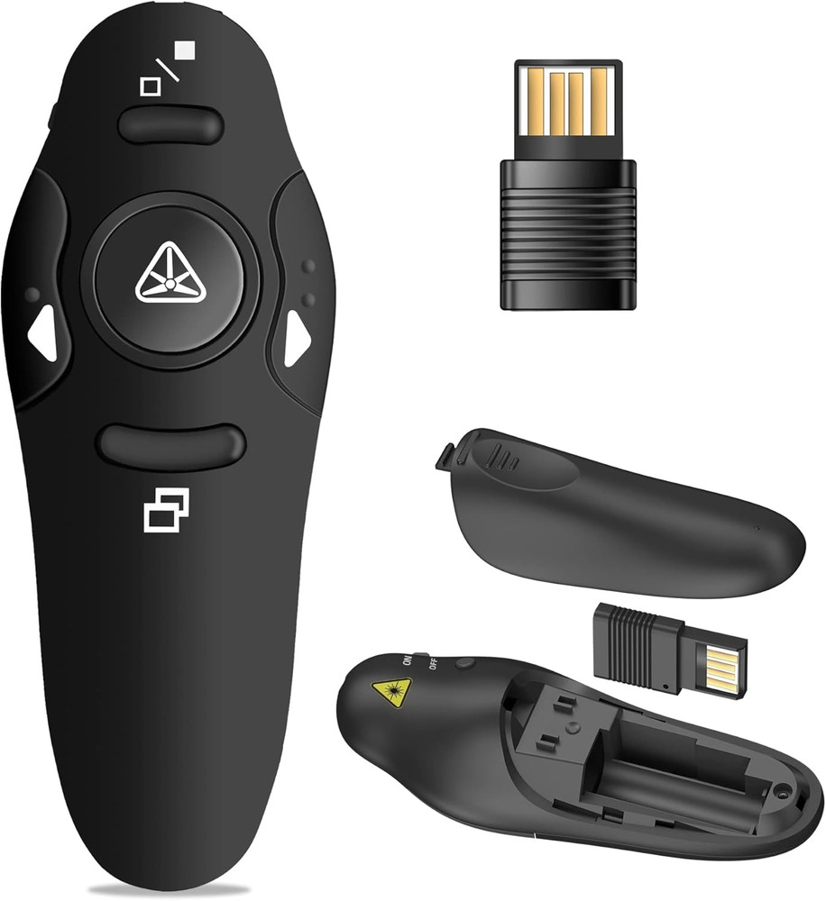 Presentation Clicker Wireless Presenter Remote USB Control Powerpoint PPT Clicke