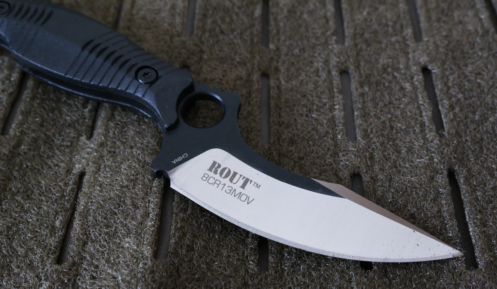 Horizontal Carry Fixed Blade Knife 7.5" Overall Neck Knife Tactical 8CR13 Steel