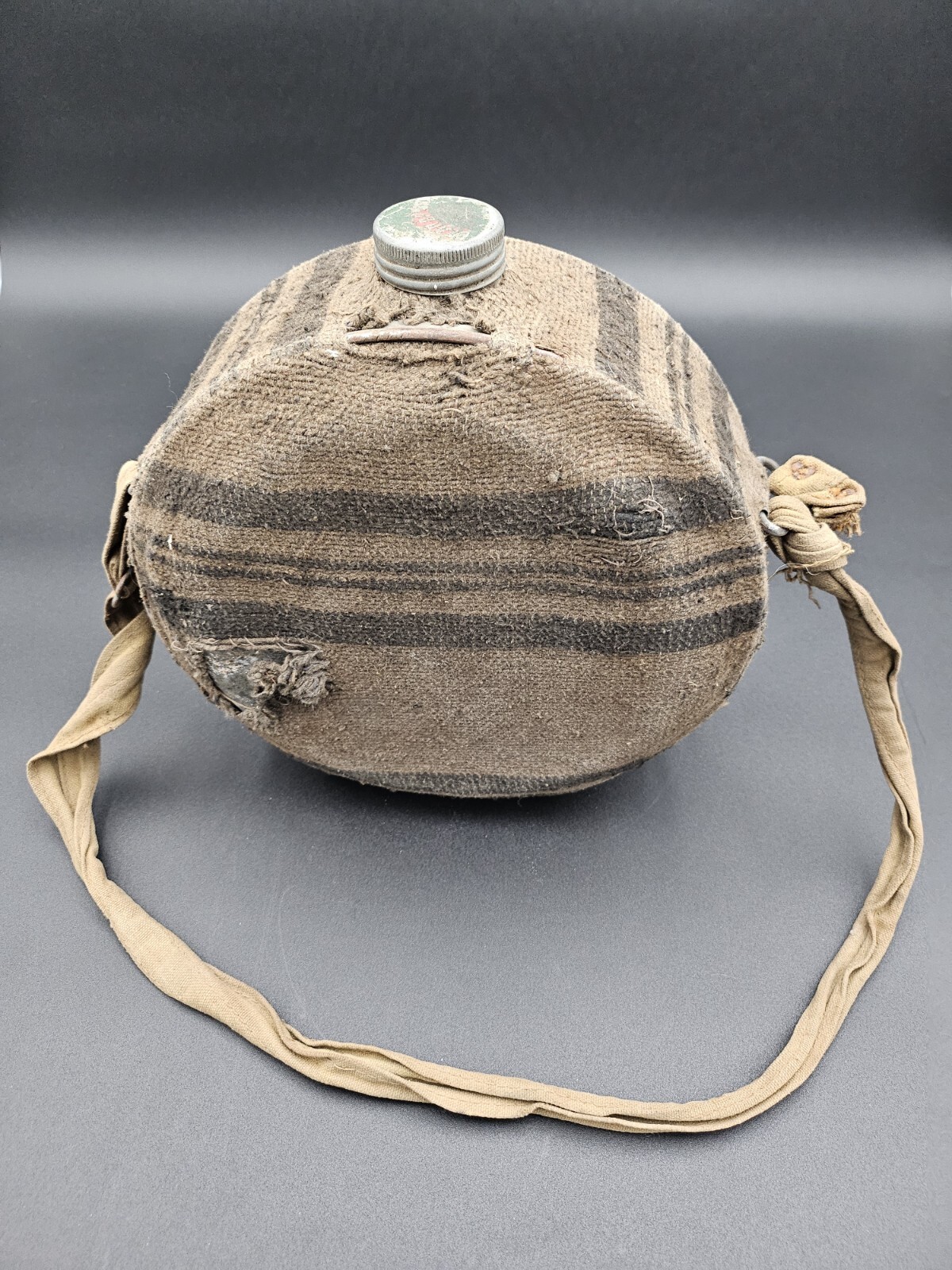 Vintage Bear Brand Canteen w/ Cover and Strap