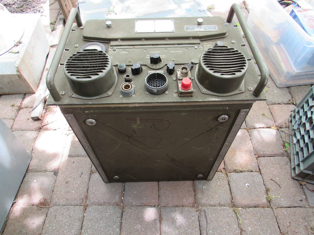 Vintage US Military Radio Transmitter T-217A/GR General Motors Co HAM Radio