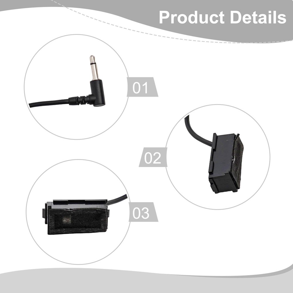 Car Audio Microphone 3.5mm Plug-Mic Stereo Wired External Microphone For Golf