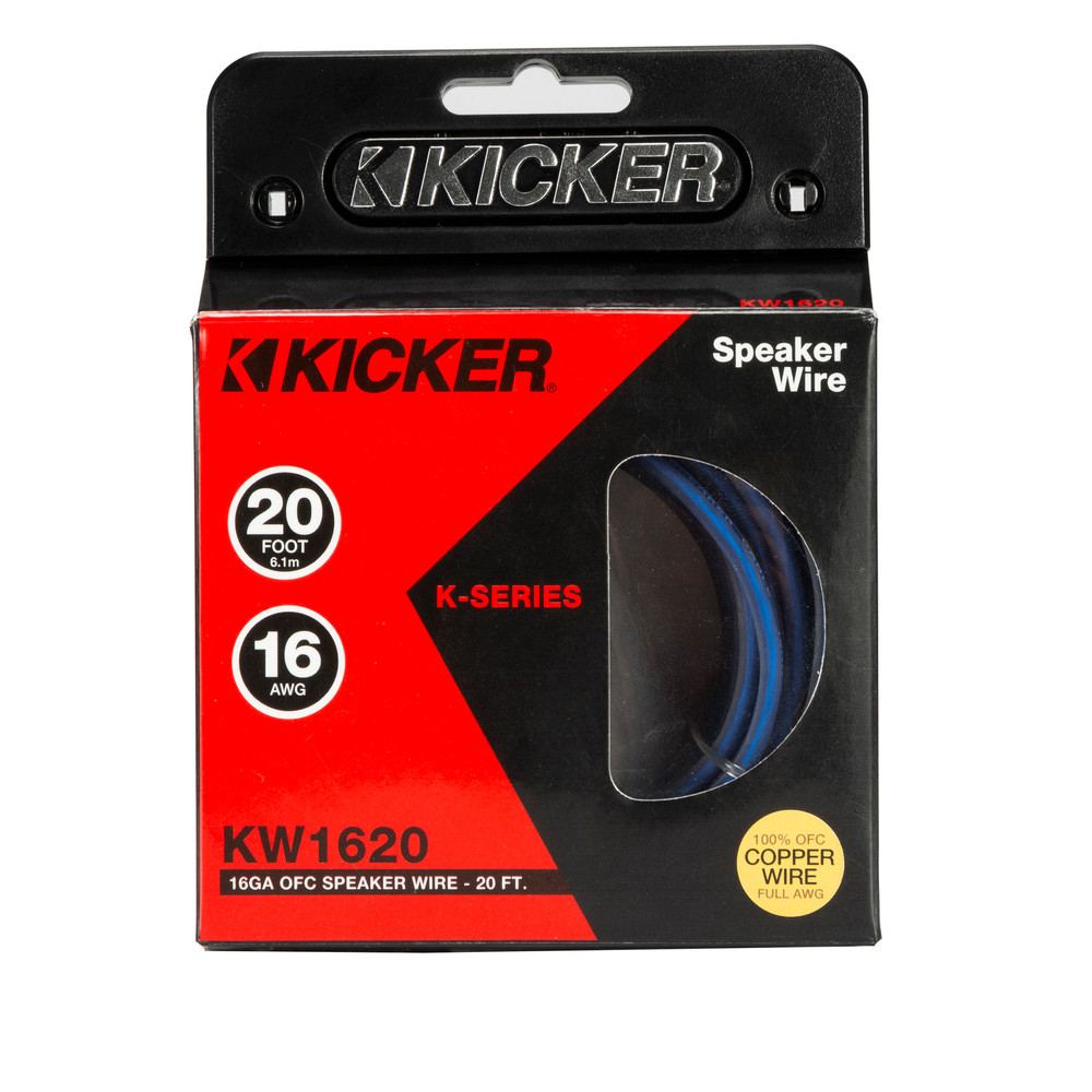 Kicker 48TRTP102 Comp RT 10" Subwoofer Enclosure Package w/ Speaker Wire Bundle