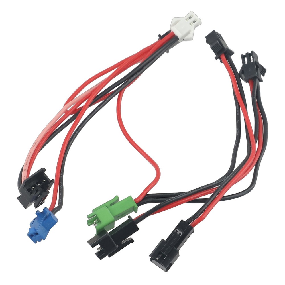 Ebike Headlight and Tail Light Cable Line Heavy duty Rubber Material 24v 60v