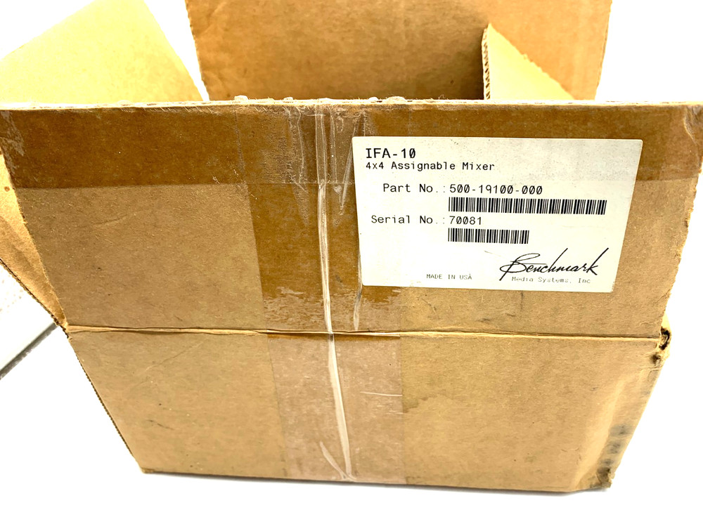 Benchmark Media IFA-10 ASSIGNABLE MIXER