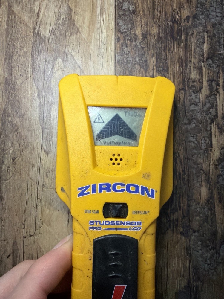 Zircon StudSensor Pro LCD Stud Finder DeepScan Wire Warning Tool