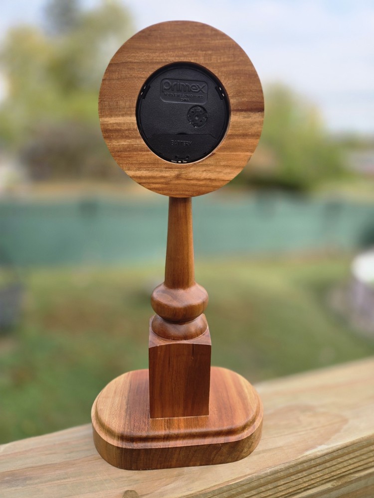 Wooden Primex Table Clock Battery Operated