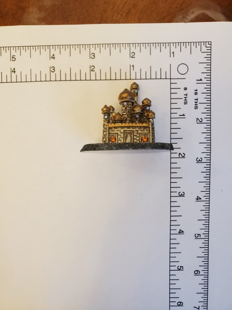 Mini Domed castle on Agate base figurine