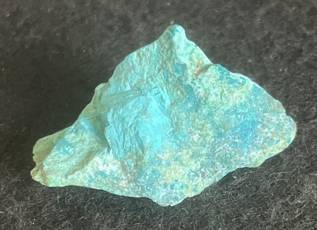 1 Arizona Chrysocolla Cuprite Rough Chunk 8.3grams 26x19x15mm 1x.7x.6"