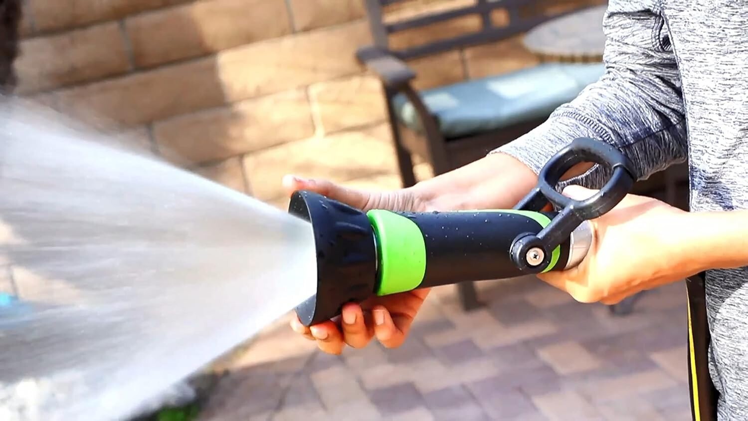 Garden Hose Nozzle Heavy Duty Premium Constructed Sprayer with Ergonomic Handle