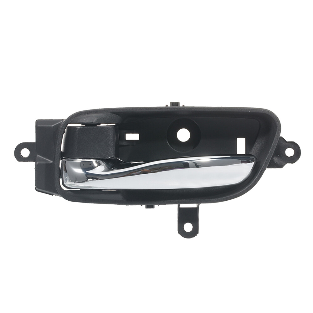 Set/4 for Altima Pathfinder Inner Interior Door Handle Black & Chrome Left Right