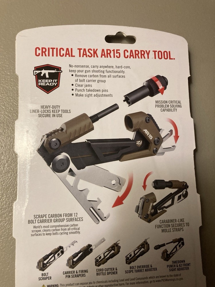 Real Avid Gun-Tool Core Keep It Ready Modern Critical Task Carry Tool New