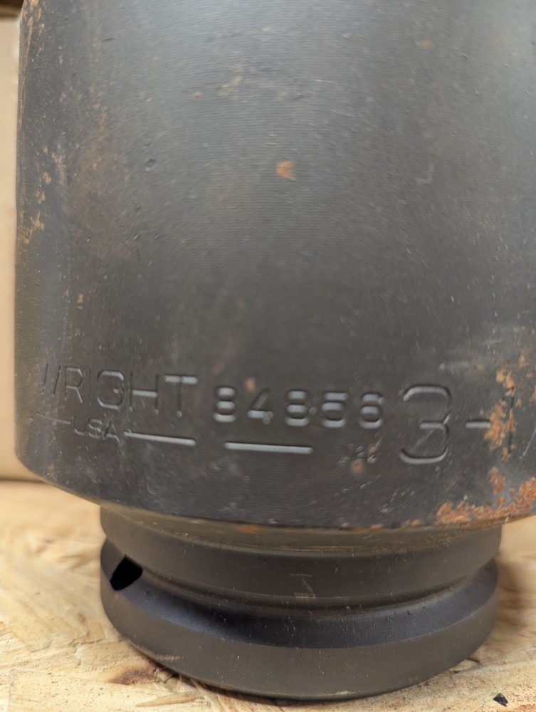 Wright 84856 3-1/2" IMPACT SOCKET 1.5" 1-1/2" DRIVE 6-Point