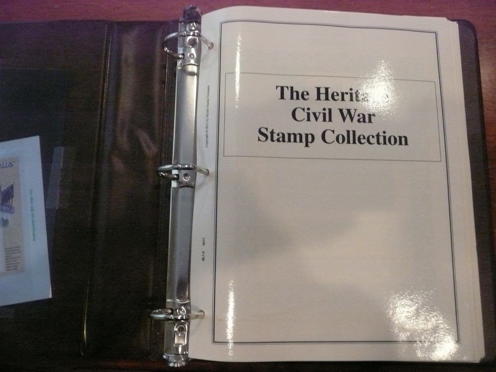 Heritage Civil War Collection In Stamp Album -  SOME  STAMPS SEE PHOTO $19.95