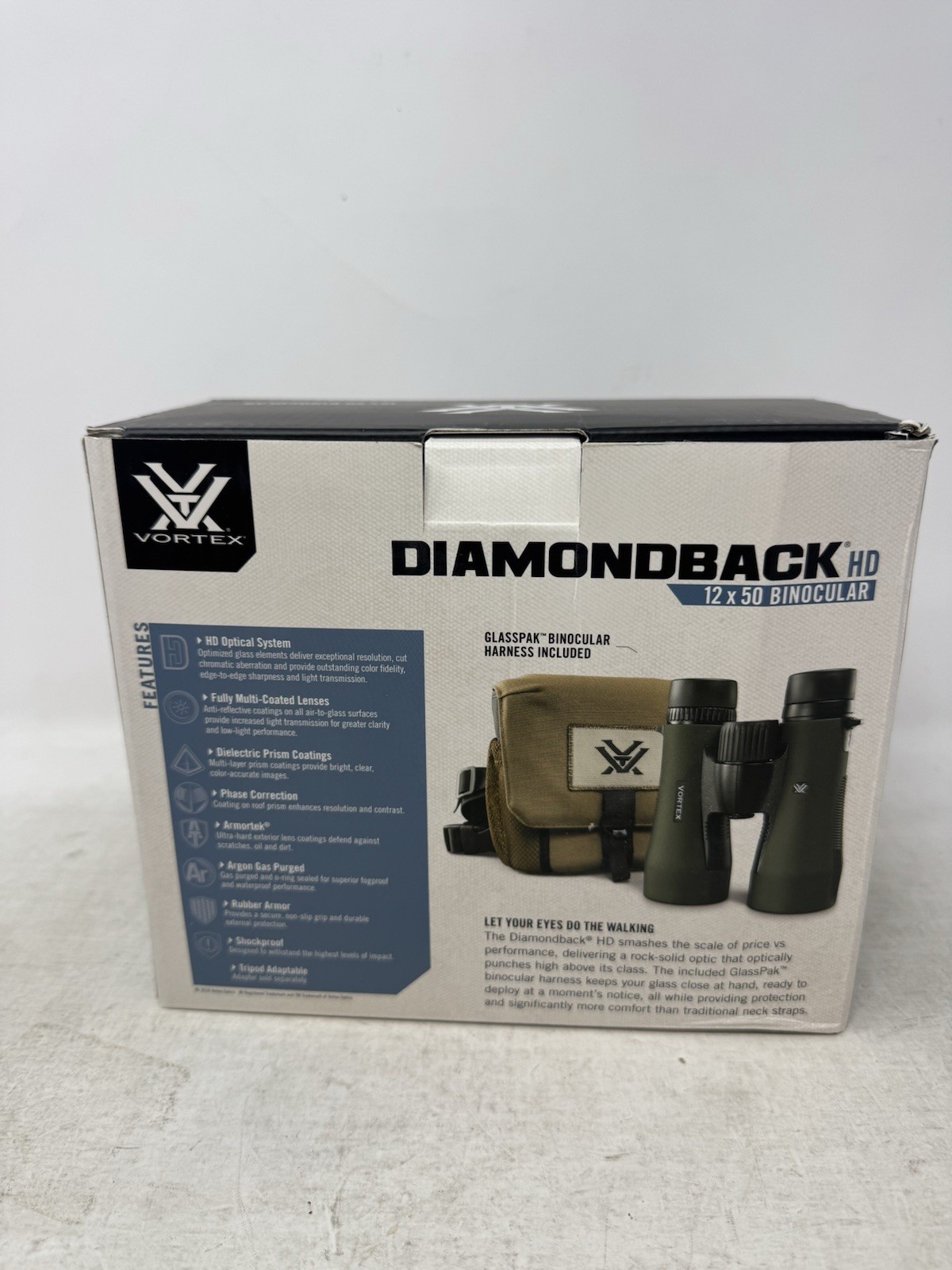 Vortex 12x50 Diamondback HD Binoculars DB-217 (Green)