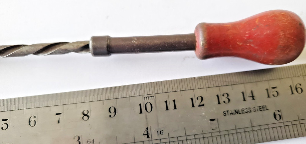 Rare Small Antique EDU German Made Spiral Push Driver Tool