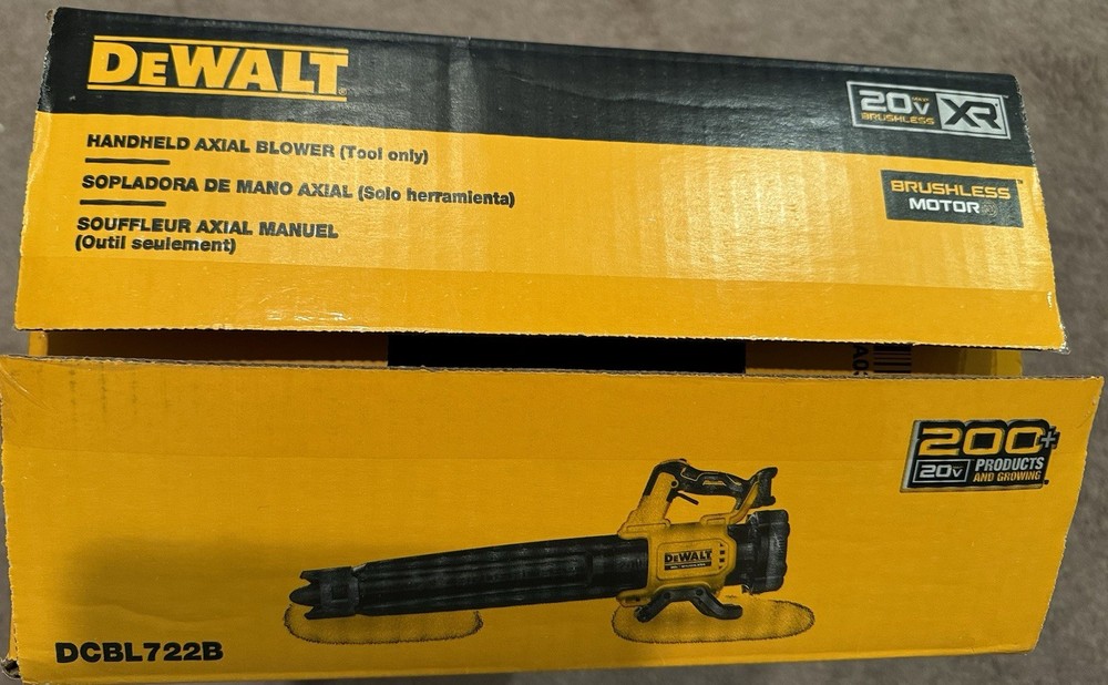 *EMPTY BOX ONLY + INSERTS* DEWALT 20V MAX XR Leaf Blower, Cordless, Handheld