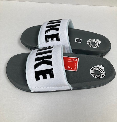 Nike Offcourt Slide Sandals, Men’s Comfort Slip-On Shoes, Black/White BQ4639-001