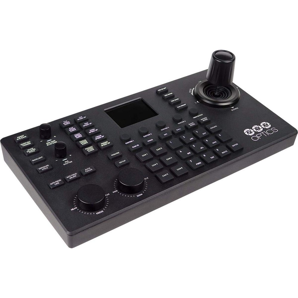 PTZOptics SuperJoy 28 PTZ Power-Over-Ethernet Camera Joystick Controller, Black
