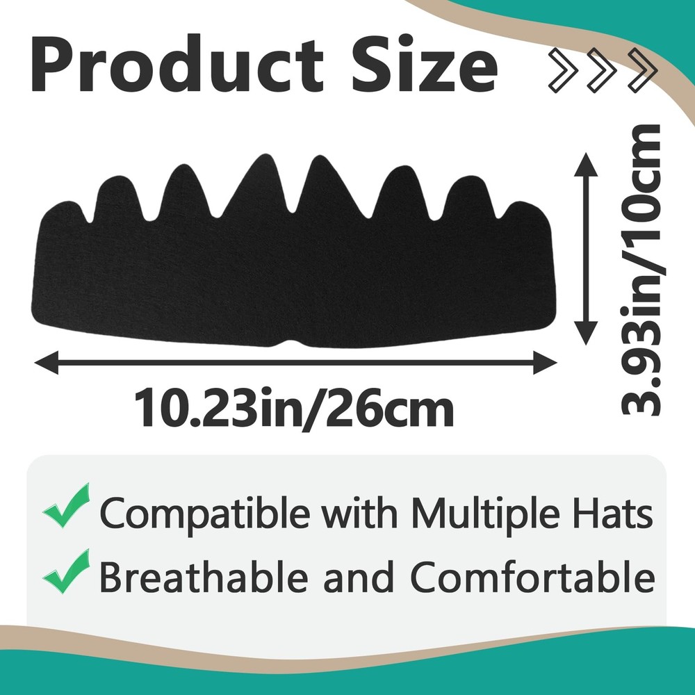 20Pcs Hat Shaper Insert - Baseball Caps Inserts Shapers, Reusable Crown Suppo...