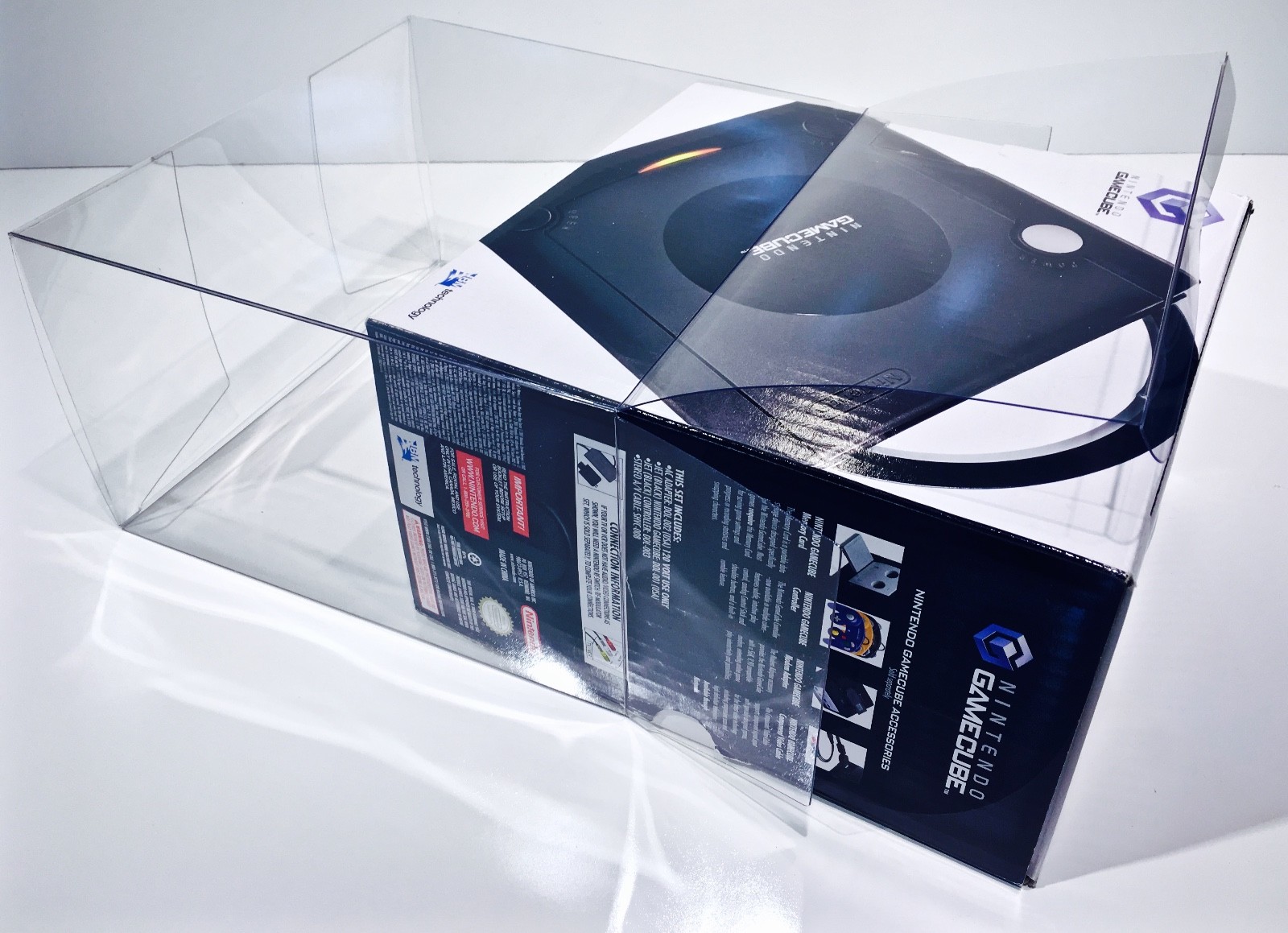 1 Console Box Protector For NINTENDO GAMECUBE Main Size Display Case New Boxes