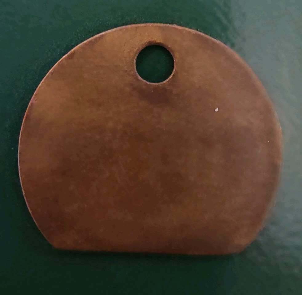 Hickleton Colliery Pit Check Tally marked NCB Hickleton 0269